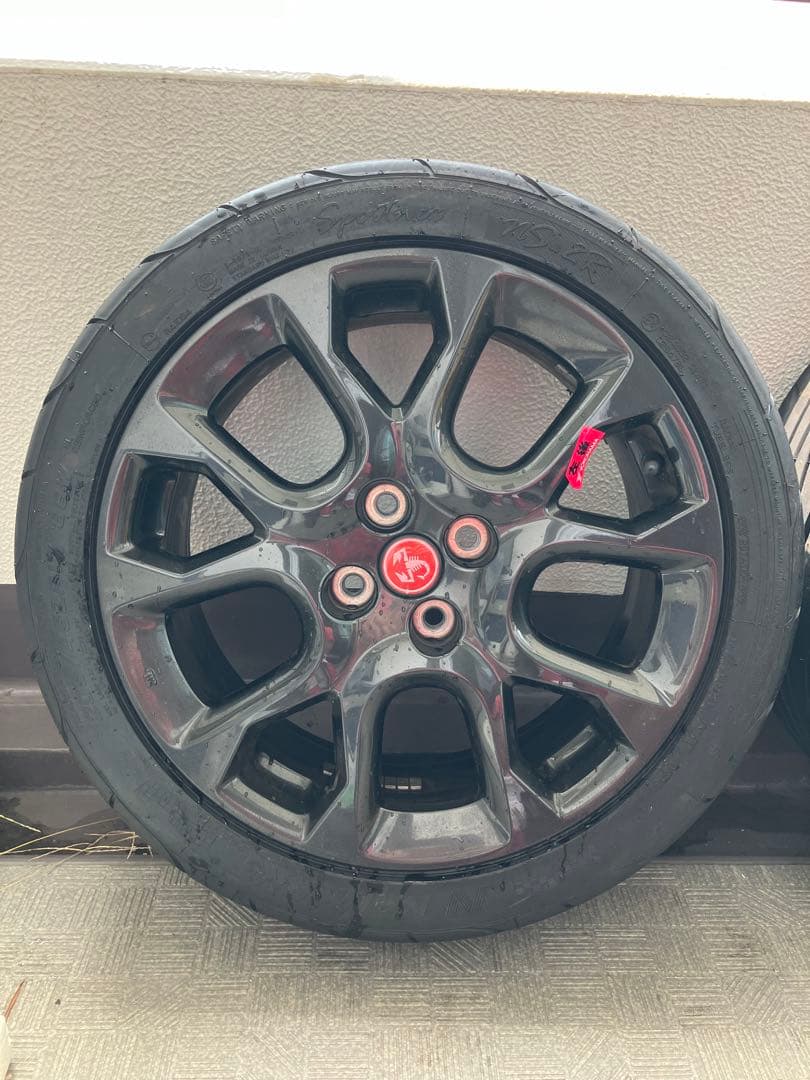 124スパイダーホイール 4本 17インチ 10分山 NS-2R Hiro