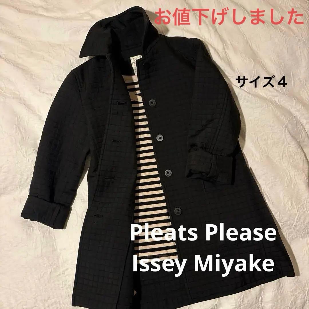 PLEATS PLEASE 黒ジャケットコート