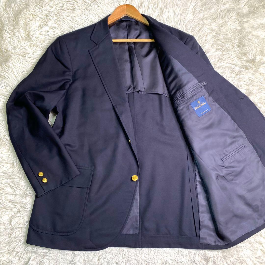 ブルックスブラザーズ テーラード 紺ブレ 金ボタン 大きいサイズ 2XL