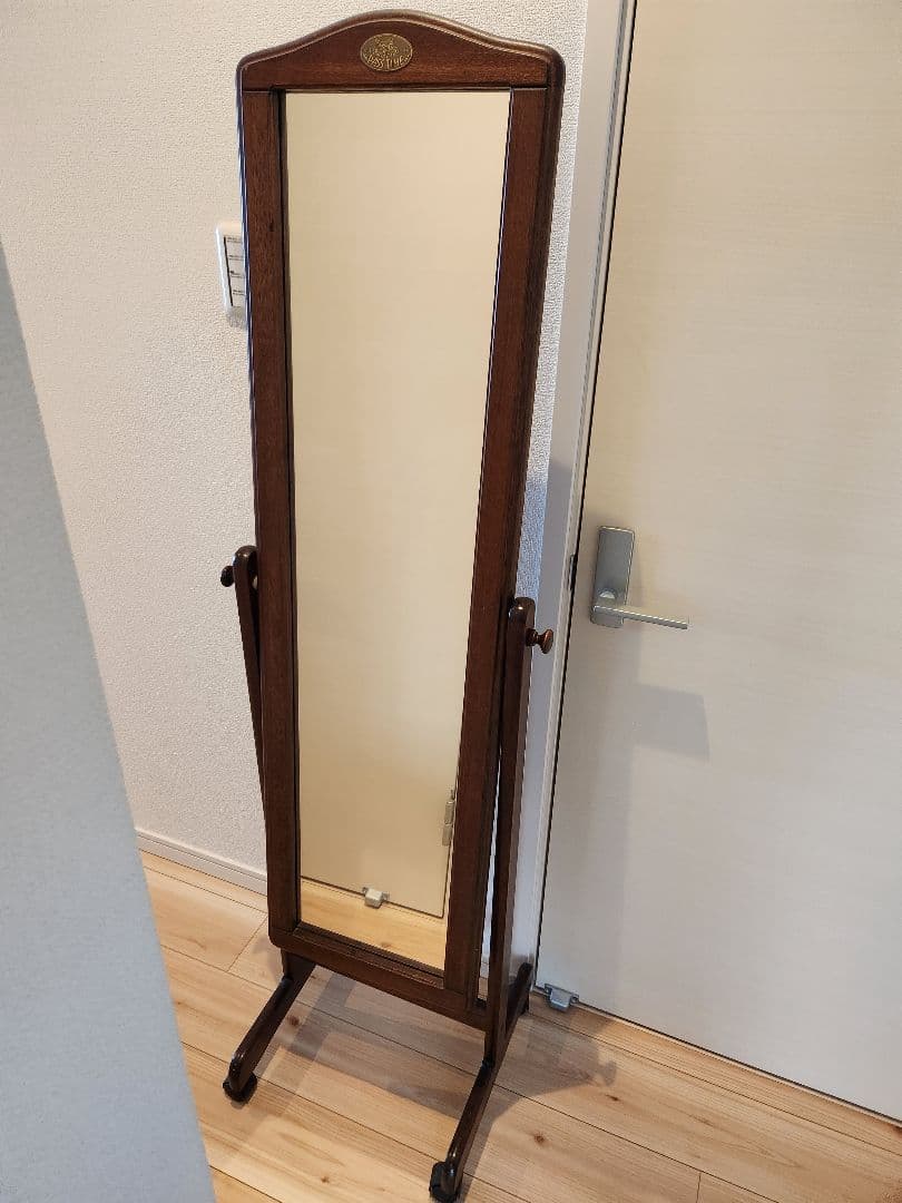 木製ミラー★移動式