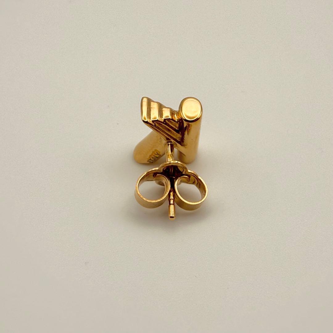 LOUIS VUITTON LV＆ME イニシャル『K』 ピアス 片耳 ゴールド