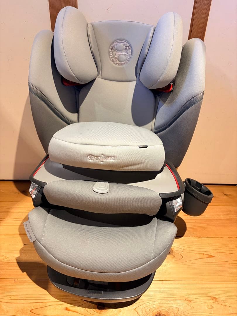 ドリンクホルダー付き サイベックス パラス Sフィックス ジュニアシート グレー