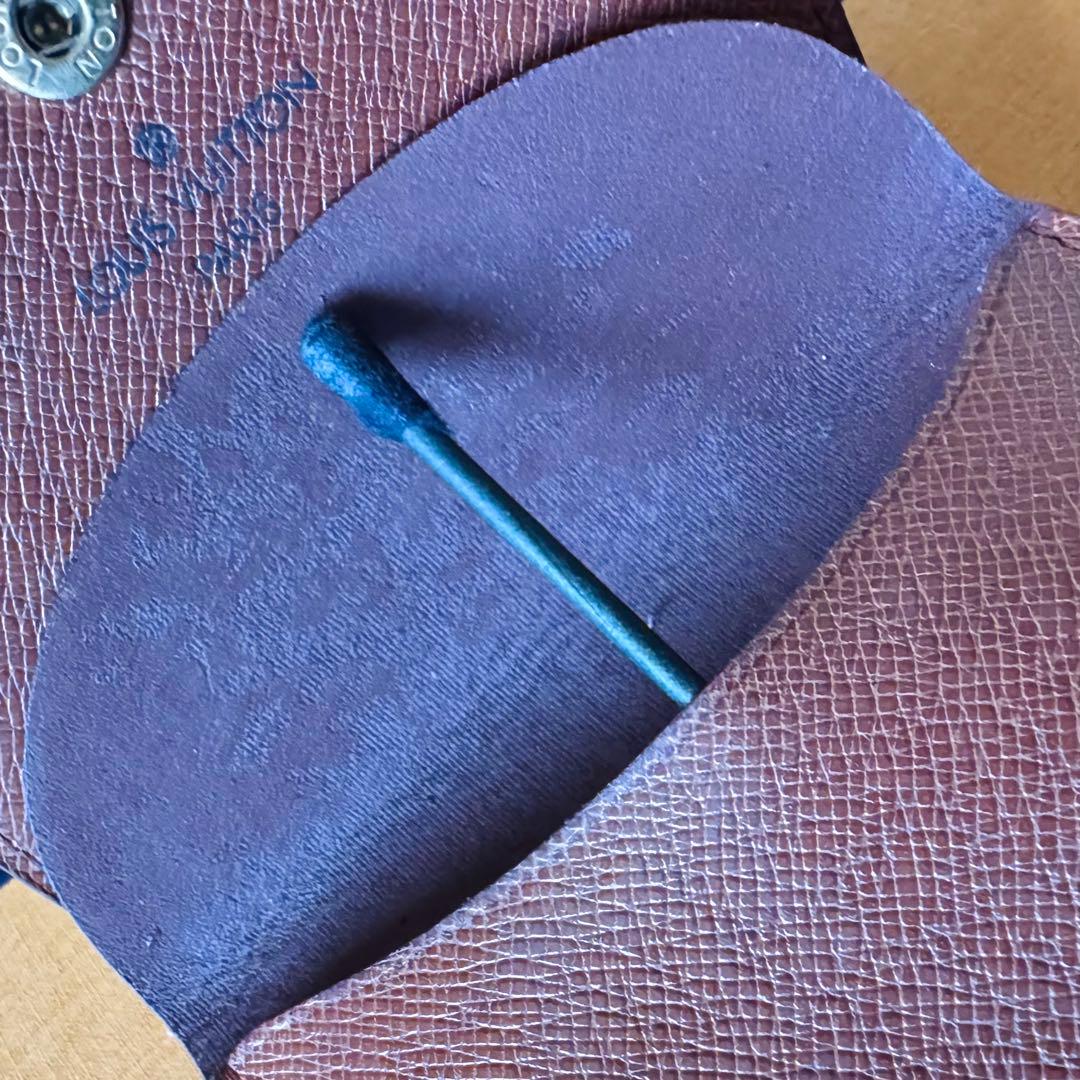 LOUIS VUITTON モノグラム ポルトモネ グゼ ケース 外観美品