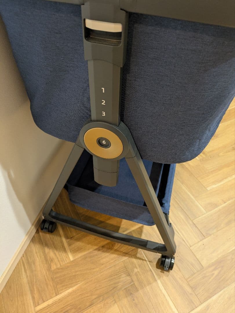 ★美品★Nijakise ベビーベッド HZDMJ 赤ちゃん 折りたたみ