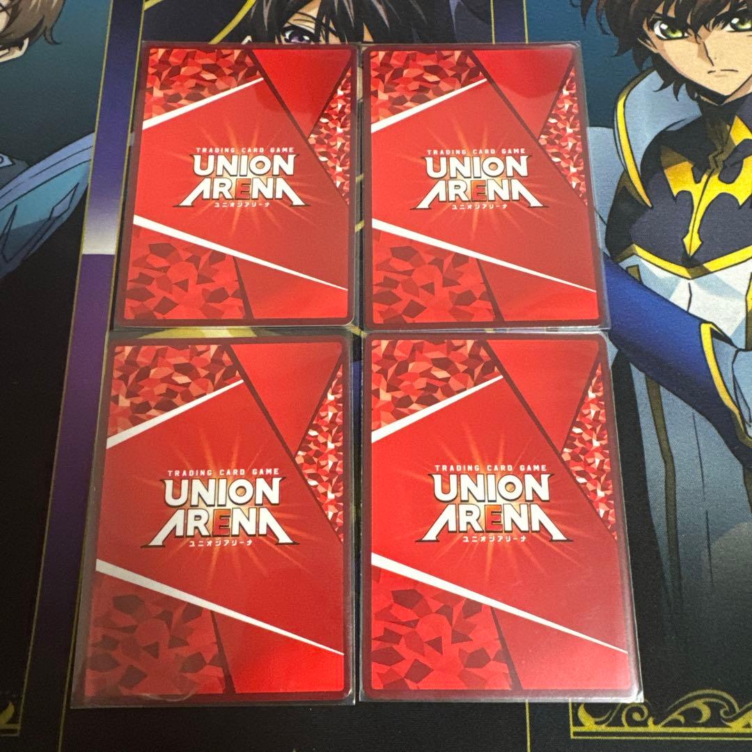ユニオンアリーナ カグラバチ 六平千鉱 U★ パラレル　四枚セット