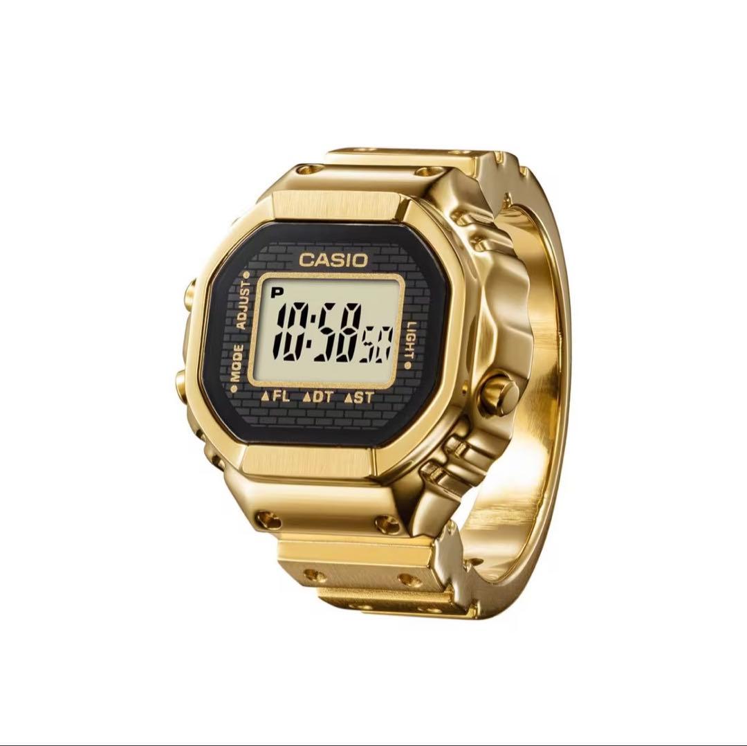 新品　カシオ リングウォッチ CRW-001G-9JR CASIO ゴールド