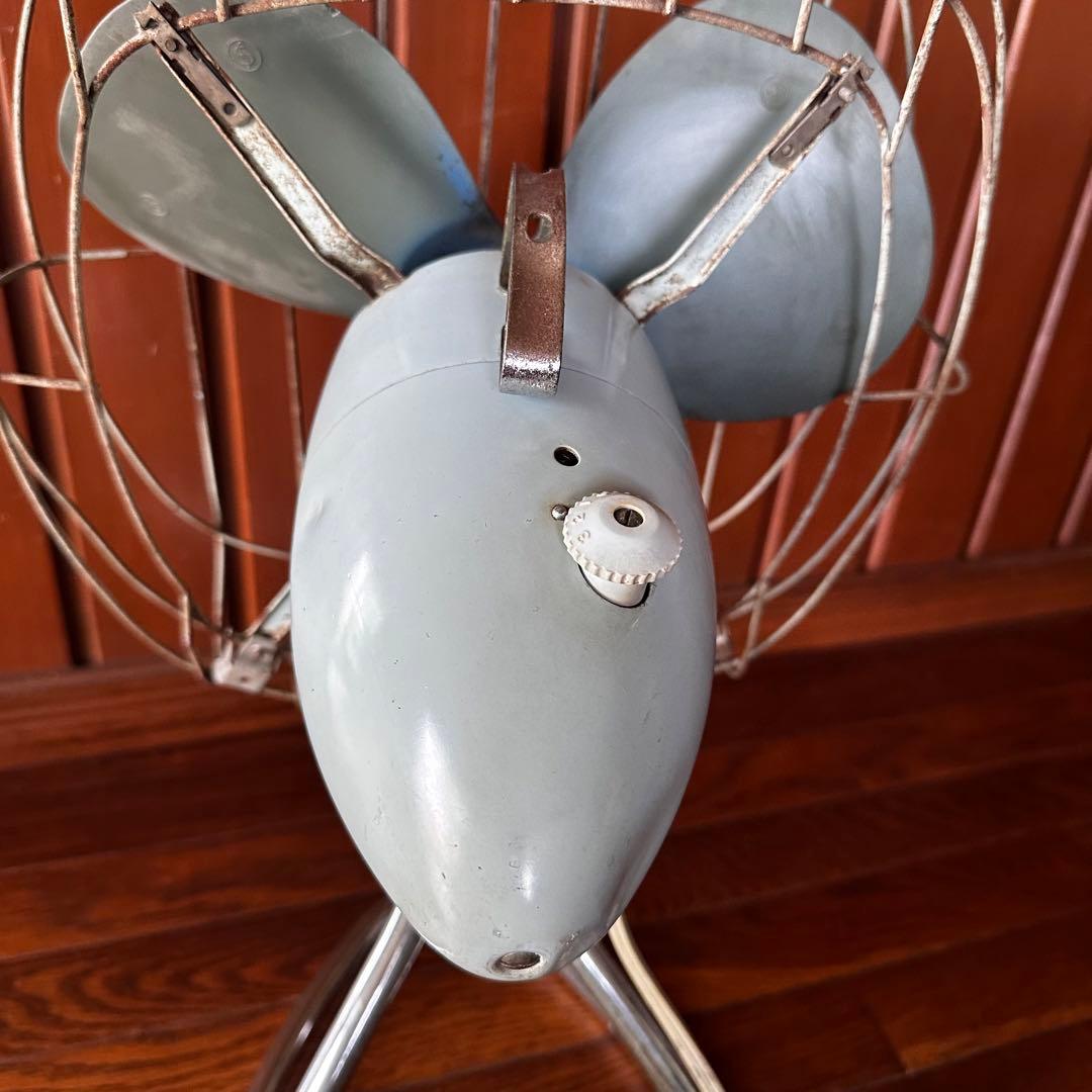 昭和レトロ　扇風機　富士電機　サイレントファン　角形　四角　希少　稼働します