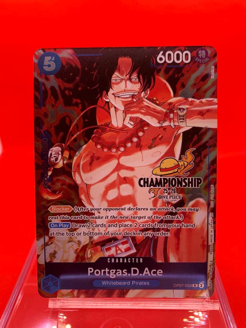 【英語版/カラー】ポートガス・D・エース CS2025-26　ワンピースカード
