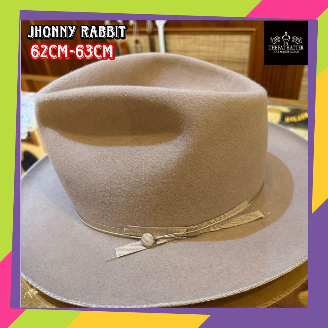 THE FAT HATTER JHONNY Rabbit ハット 62〜63
