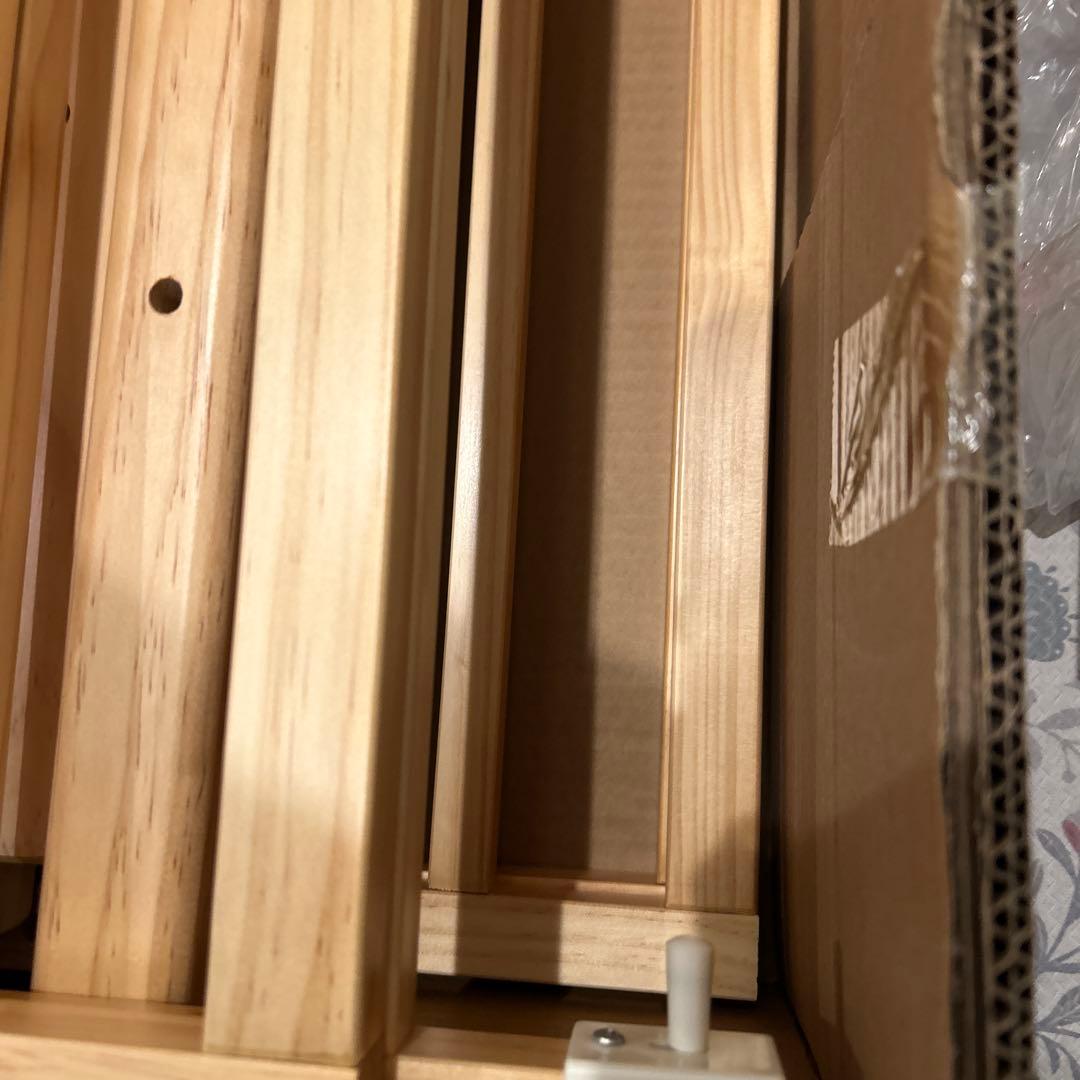 美品そいねーるⅢ ベビーベッド ナチュラル 大和屋 添い寝 ベルト付き