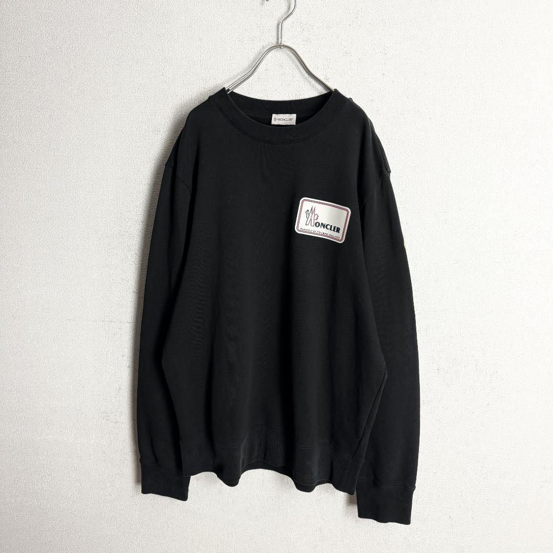 【超高級モデル☆ワッペン☆ラバーロゴ】モンクレール 刺繍 スウェット トレーナー