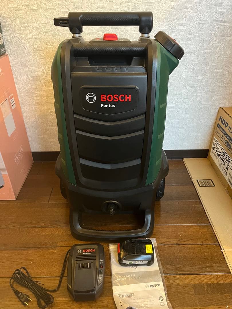 未使用展示品　BOSCH コードレス洗浄機フォンタス FONTUS