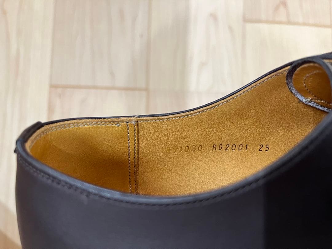 【新品未使用】55%off大塚製靴 内羽根ストレートチップ ダークブラウン