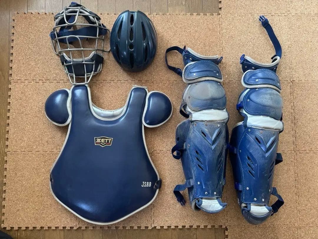 けけさん専用　ZETT プロステイタス　軟式用 キャッチャー防具　4点セット
