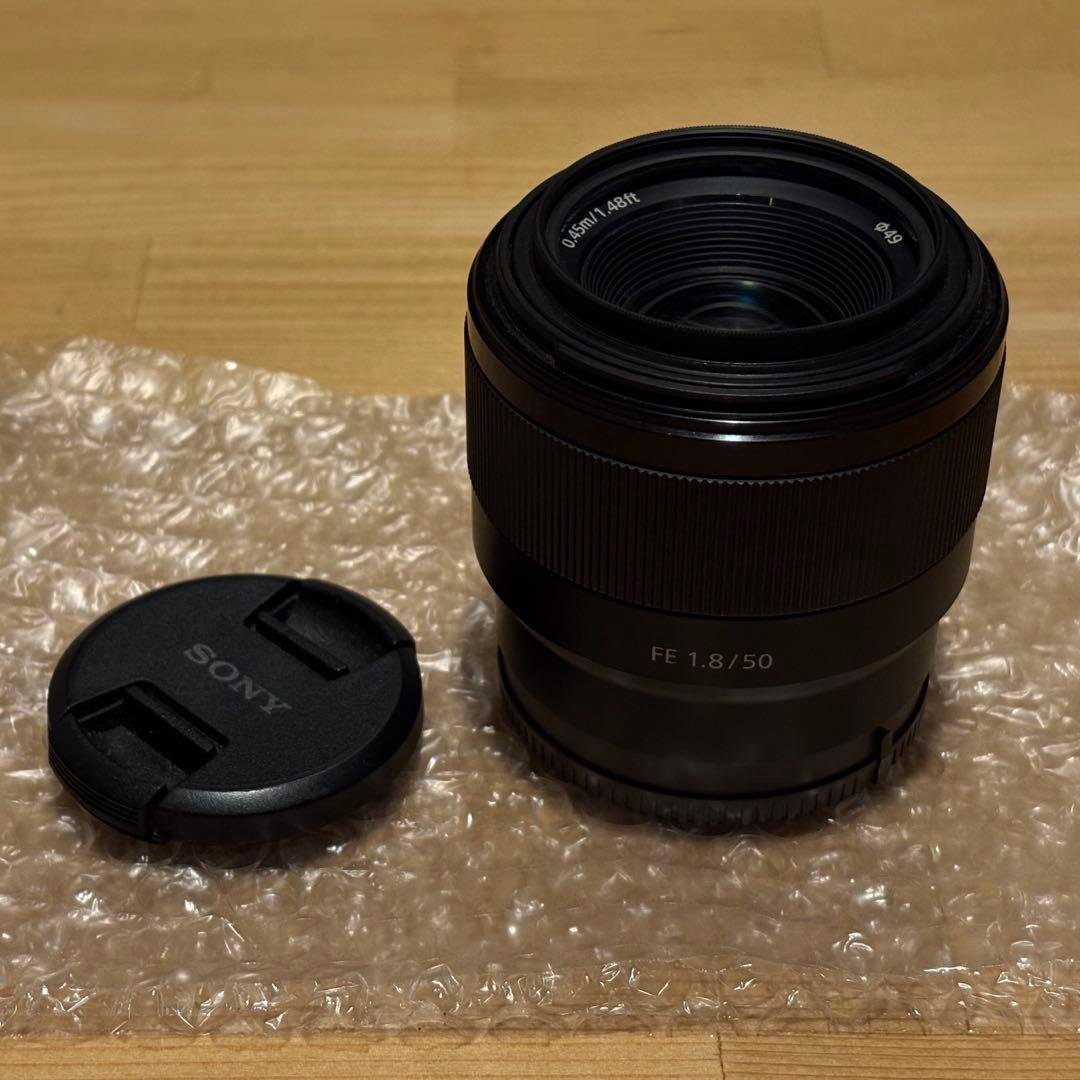 【美品】SONY FE 50mm f1.8 フィルター付 【SEL50F18F】