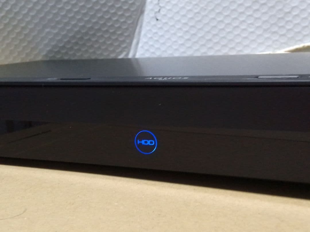 即発送!使用頻度少の完動美品！アクオス2B-C10DW1ブルーレイレコーダー