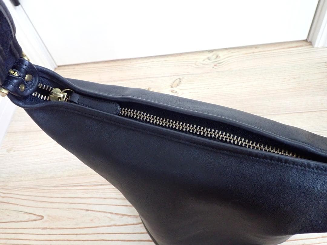 COACH オールドコーチ ドラム型 9085 オール本革レザーショルダーバック