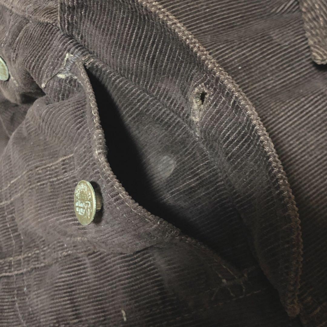 【70sヴィンテージ】Lee コーデュロイジャケット M 茶 希少サイズ