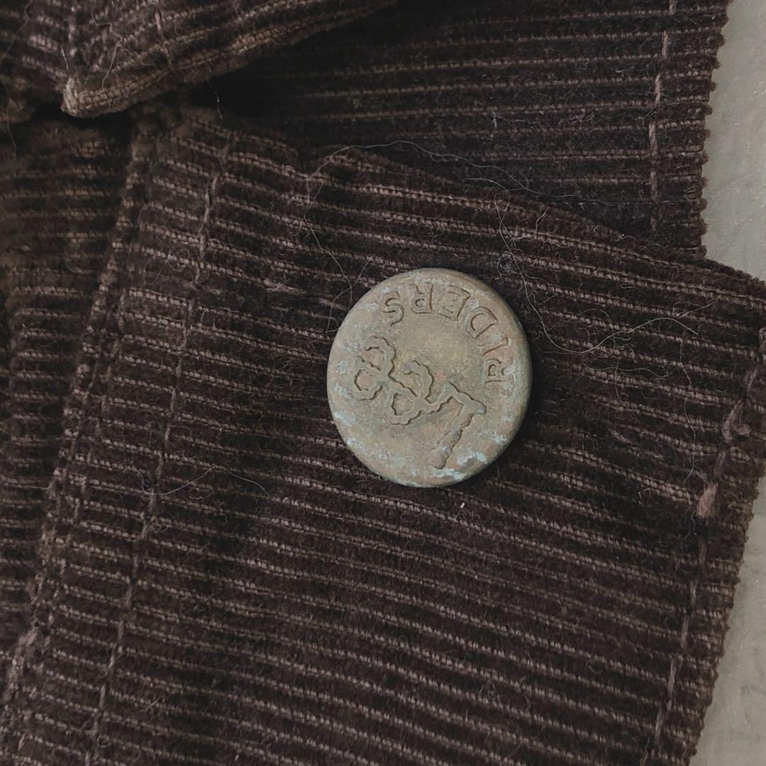 【70sヴィンテージ】Lee コーデュロイジャケット M 茶 希少サイズ