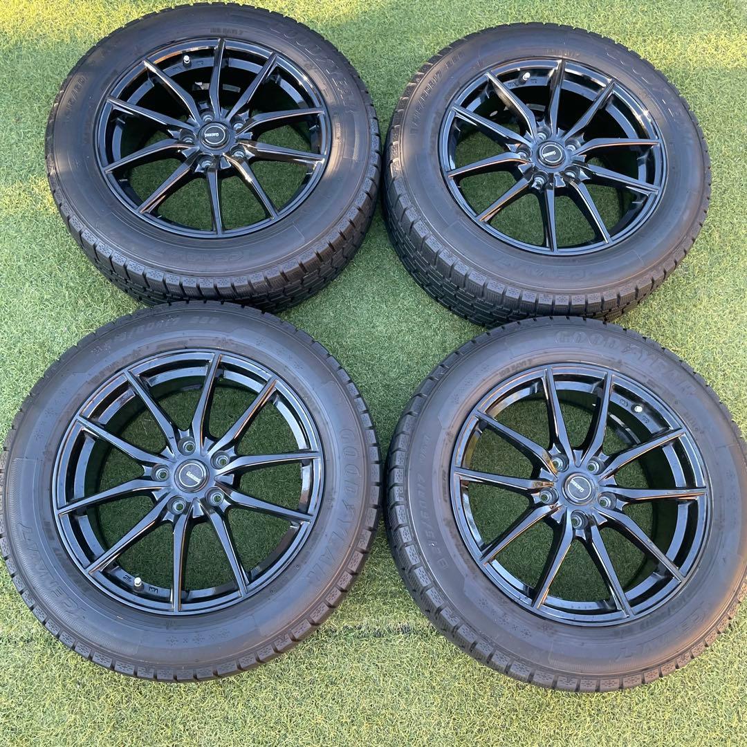 ①215/60R17 スタッドレスタイホイールセット グッドイヤー (1/4)