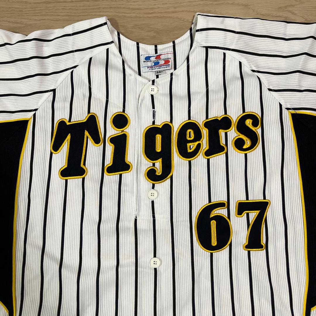 阪神タイガース　ブラゼル　刺繍ユニフォームホームユニフォーム
