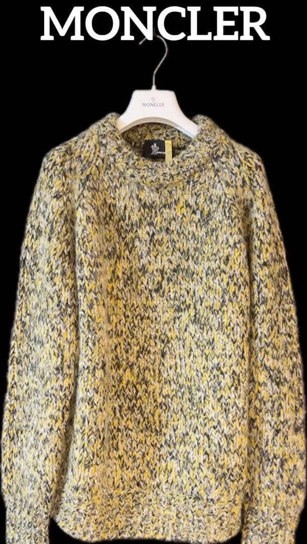 MONCLER モンクレール メランジ クルーネックニット セーター