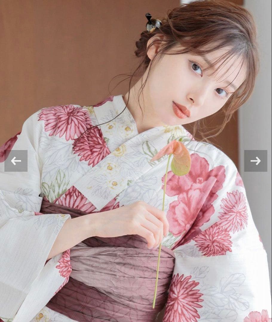 大正ロマン牡丹寄せ　ディータ　浴衣　セット　DITA