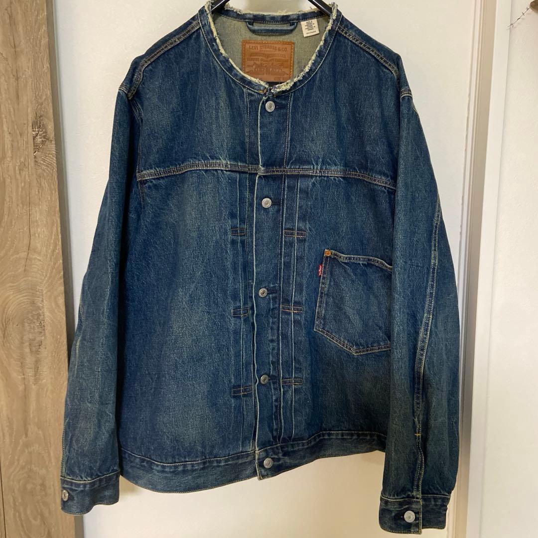 EDIFICE別注リーバイスType 1トラッカージャケット　XXL【リメイク】