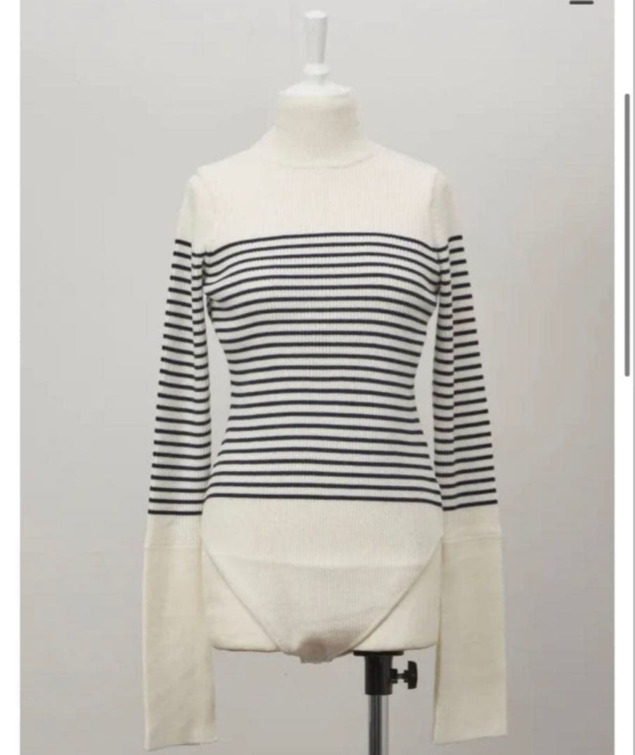 トップス Rosarymoon Back Ribbon Rib Leotard Ivory