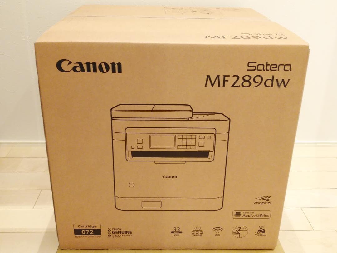 未使用・未開封　Canon 　レーザープリンタ　 　Satera MF289dw