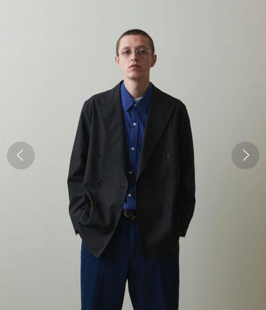 極美品★超高級◎スティーブンアラン★2B ダブルジャケット　ウール　2.9万　L