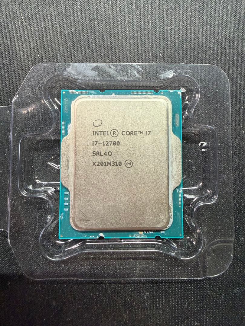 Intel Core i7-12700 CPU「動作確認済み」