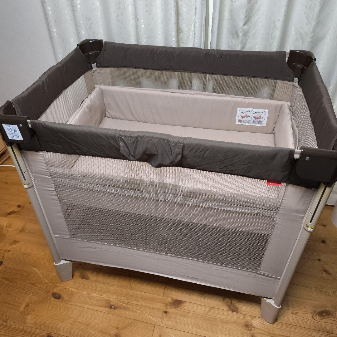Aprica ココネルエアー 折り畳み ミニベビーベッド ポータブル