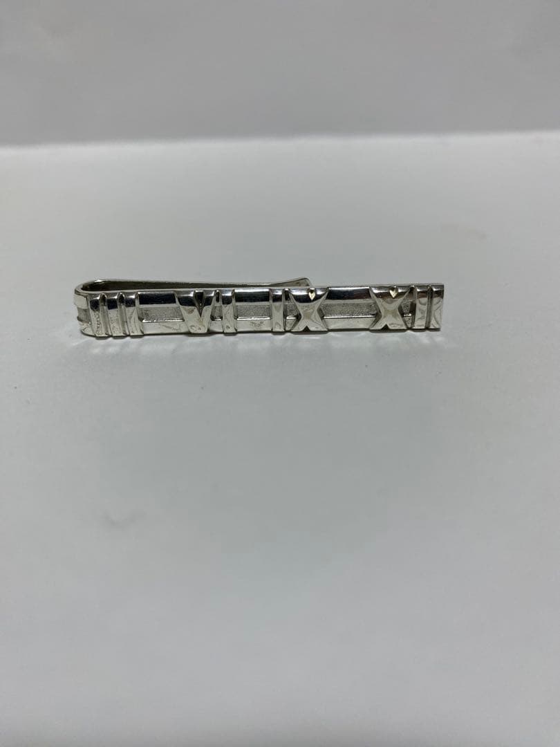 【希少・美品】ティファニー ネクタイピン アトラス シルバー 925 鏡面仕上げ