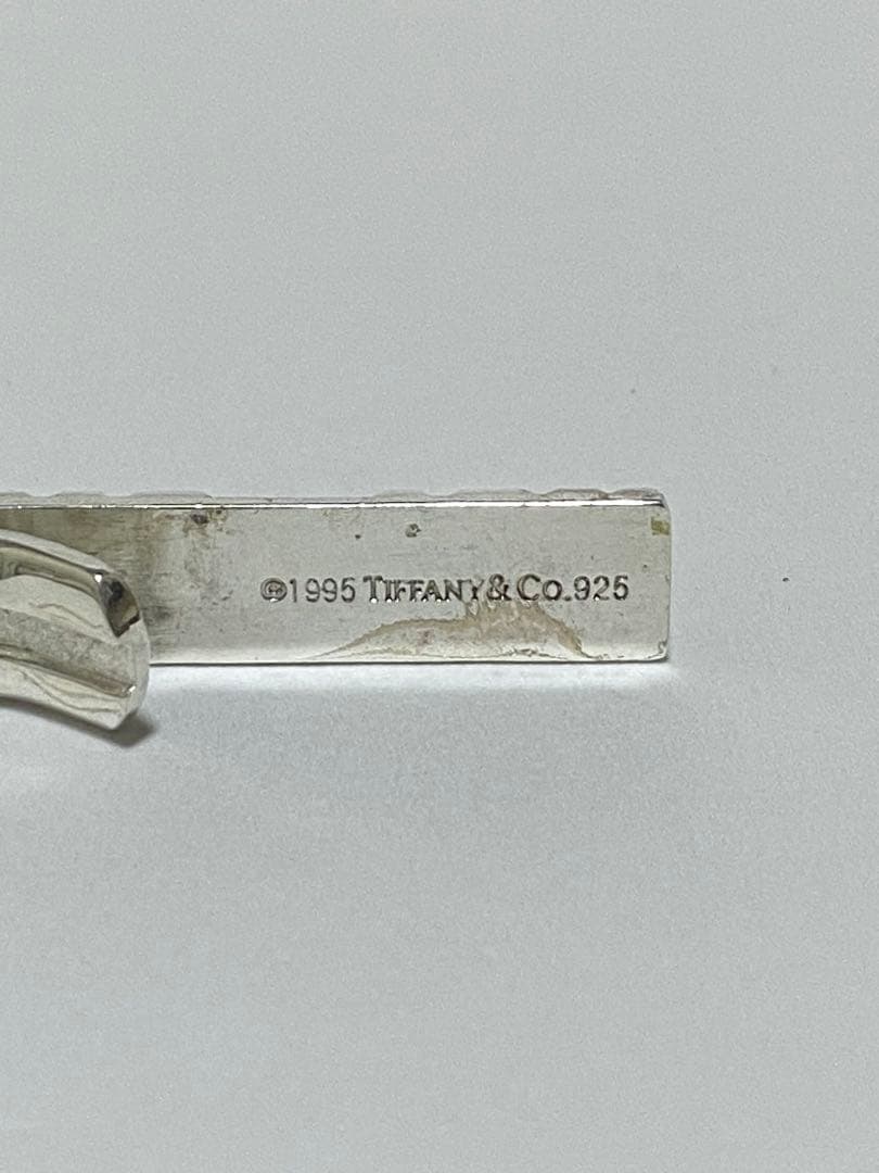 【希少・美品】ティファニー ネクタイピン アトラス シルバー 925 鏡面仕上げ