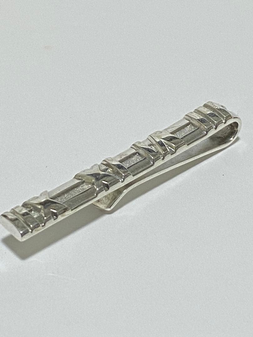 【希少・美品】ティファニー ネクタイピン アトラス シルバー 925 鏡面仕上げ