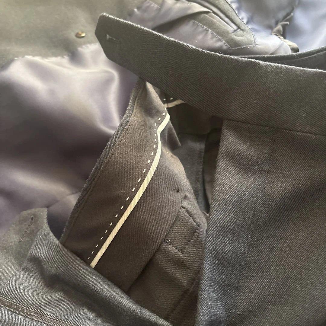 タイムセールA4 S 5万円PERSON'S メンズビジネススーツ ダブル 紺