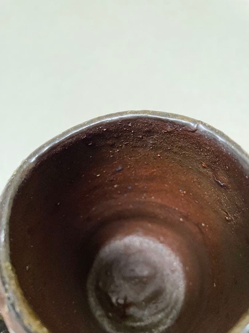 國吉清尚 作　焼締マグカップ