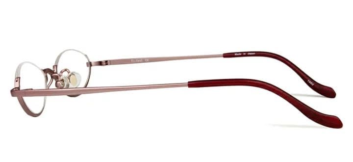 ティフィール Ti-feel クールベリーピンク アンダーリム