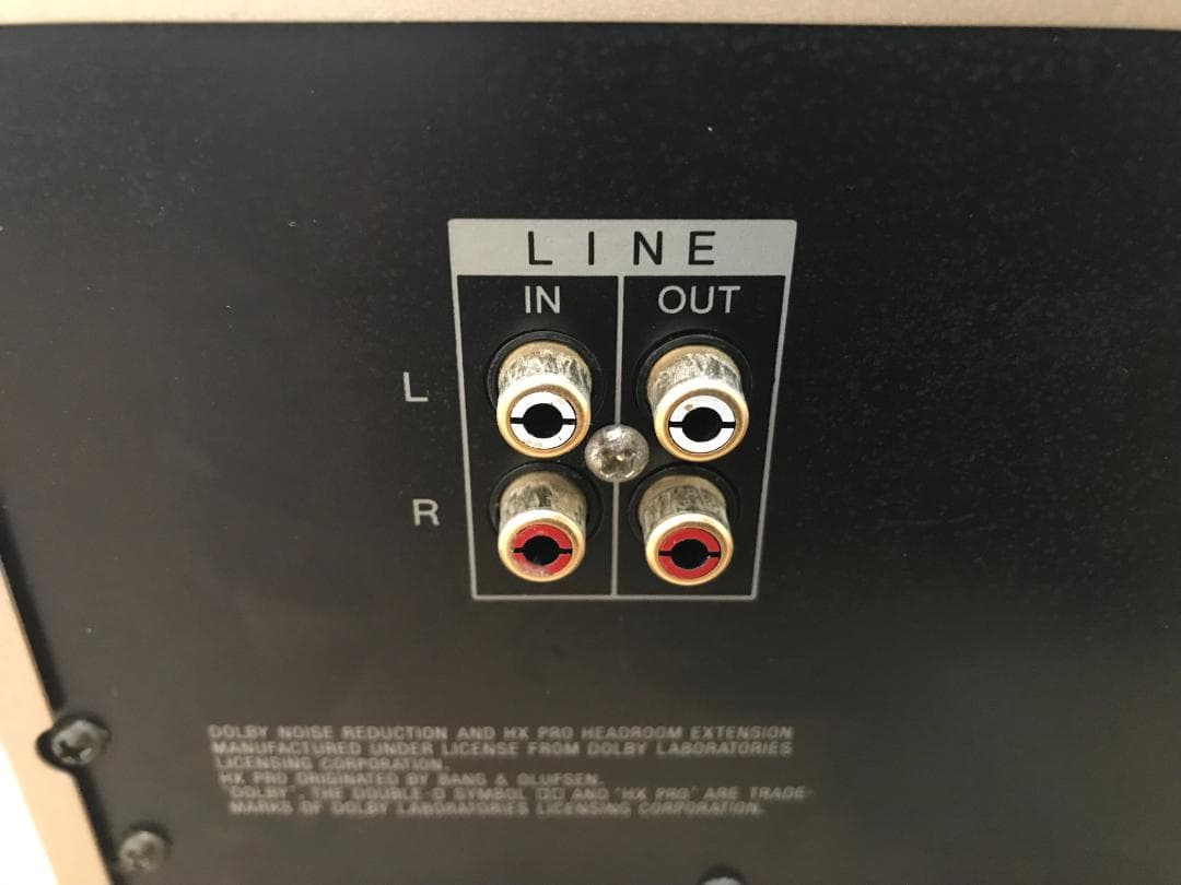 SONY TC-KA3ESステレオカセットデッキ　リモコン説明書元箱ゴールド金色