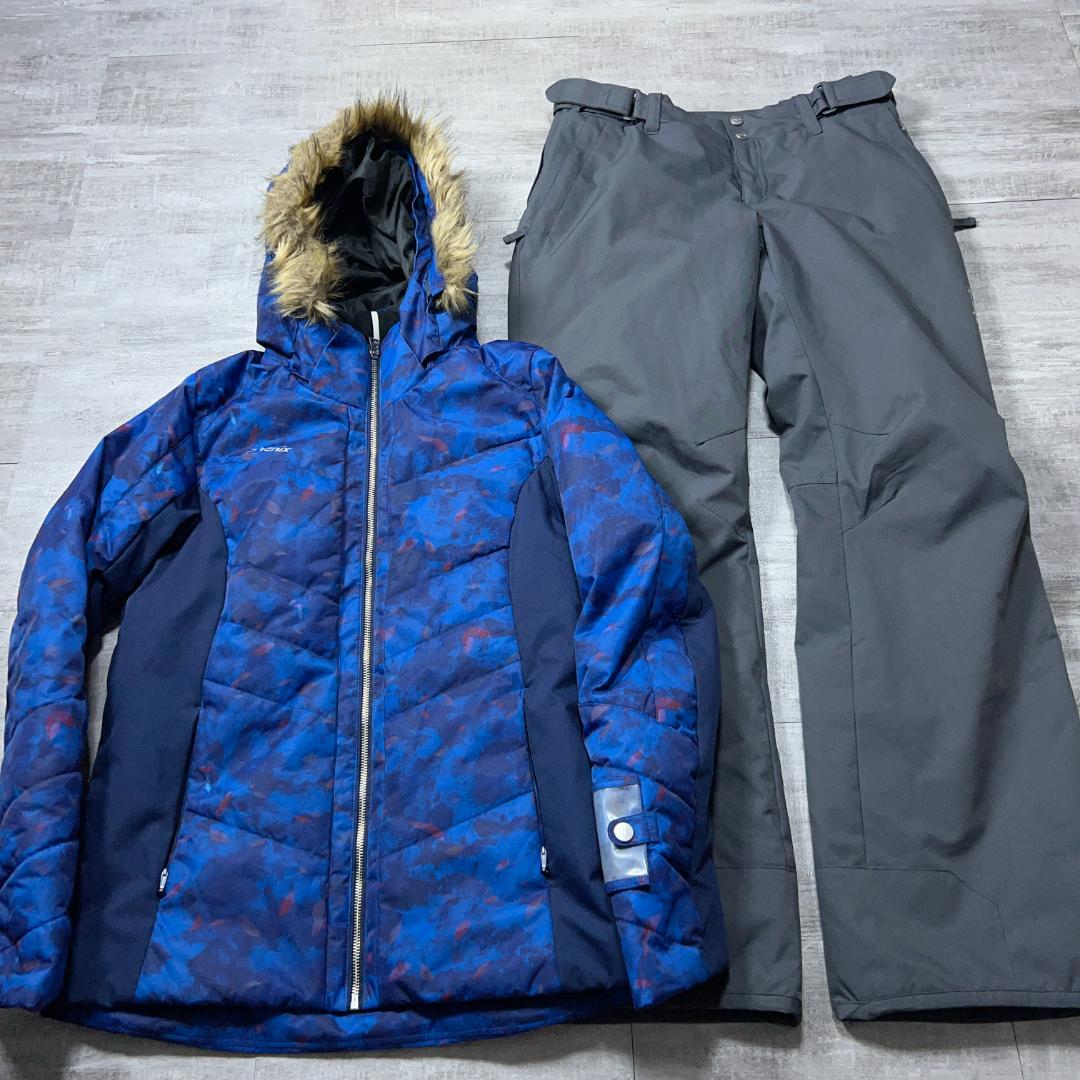 美品 近年モデル Phenix フェニックス スキーウェア ファー XL 総柄