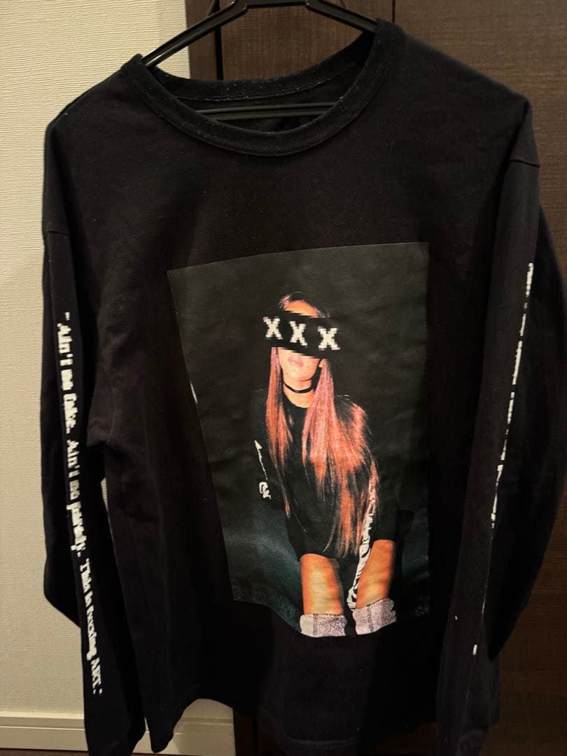 ブラック 長袖 トレーナー グラフィック