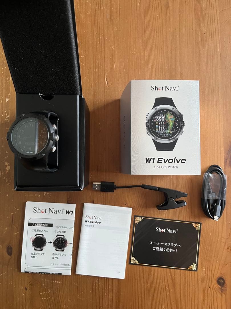 Shot Navi W1 Evolve ショットナビ　GPS ゴルフウォッチ