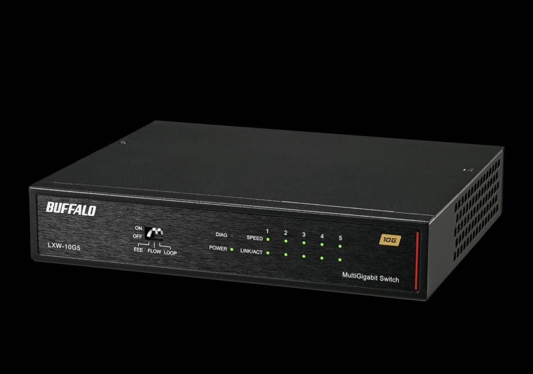 【全10Gbpsポート】BUFFALO スイッチングハブ