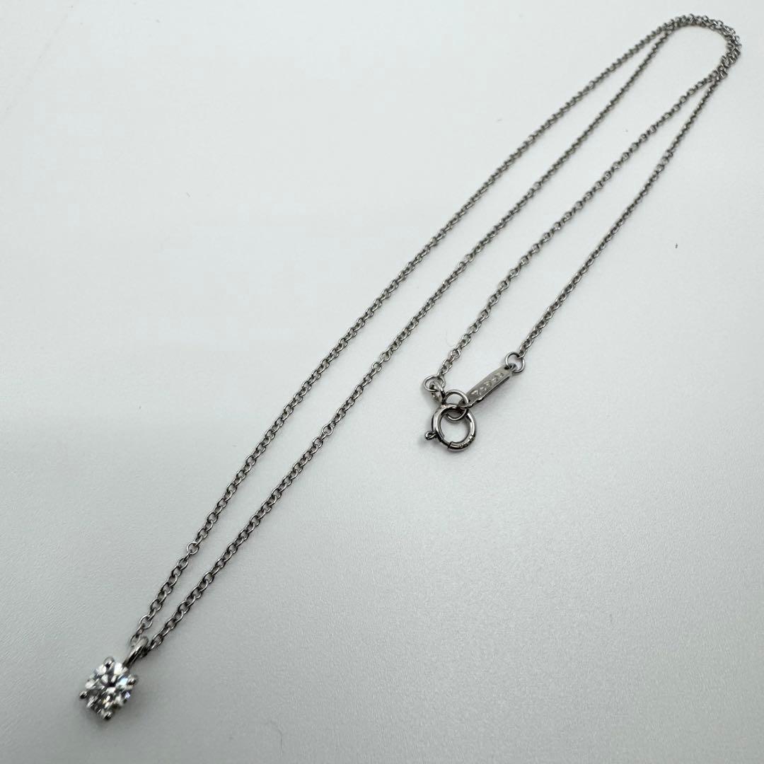 【美品】ティファニー TIFFANY＆Co. ネックレス PT950 ダイヤ