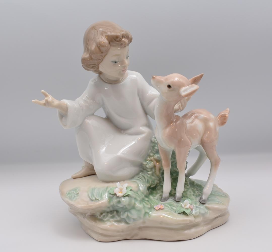 彼らを導く　＃6928　★リヤドロ　スペイン　ポーセリン　光沢仕上げ　絶版　箱付