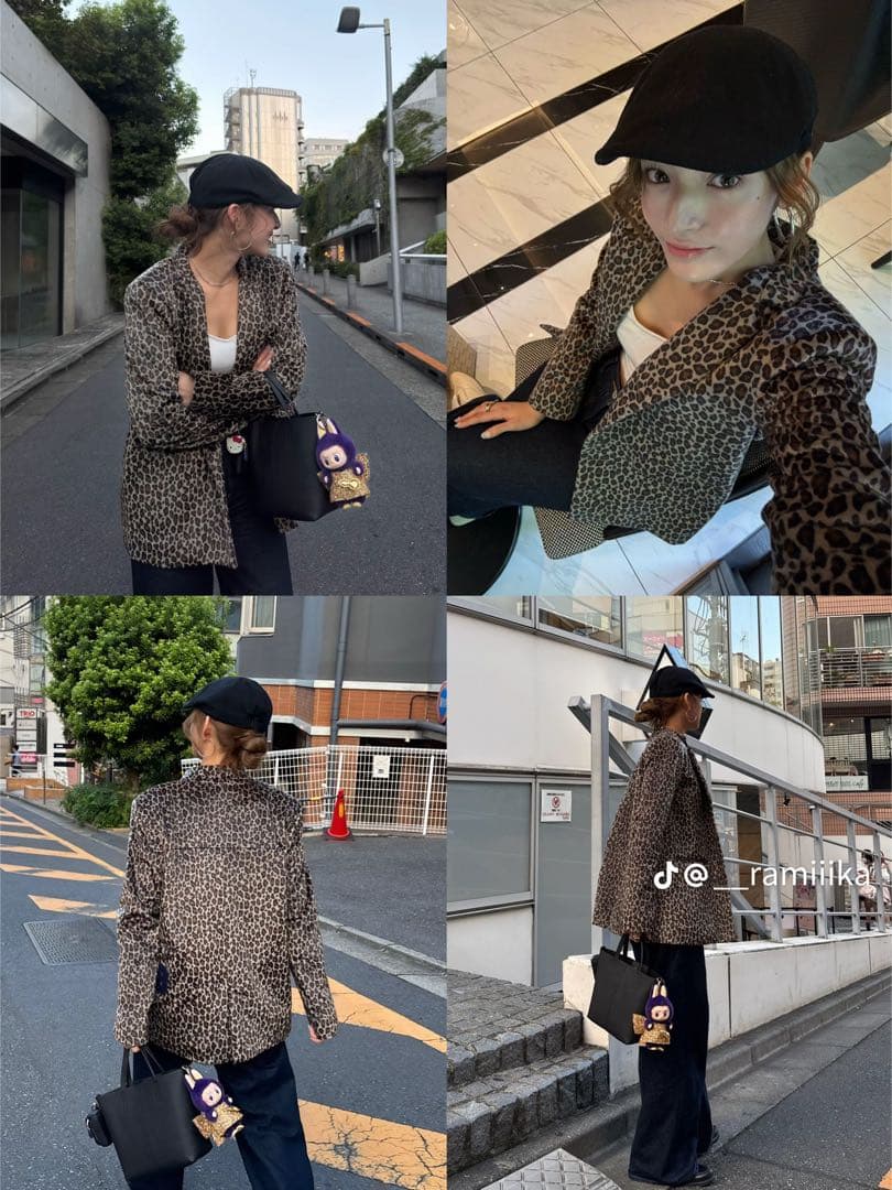 ジャケット・アウター Bibiy. CLUB LEOPARD JACKET