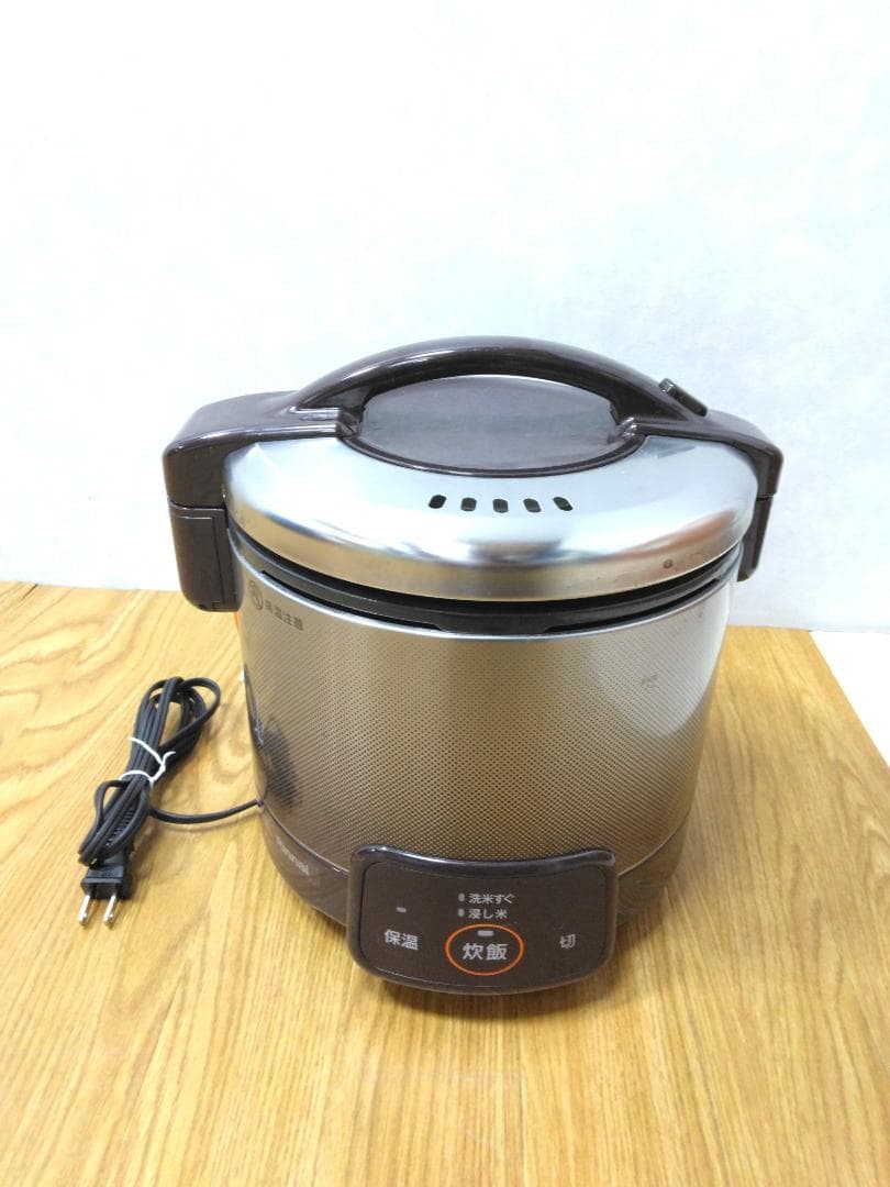 Y☆566 リンナイ ガス炊飯器〔LPガス用〕 RR-030VQ(DB)