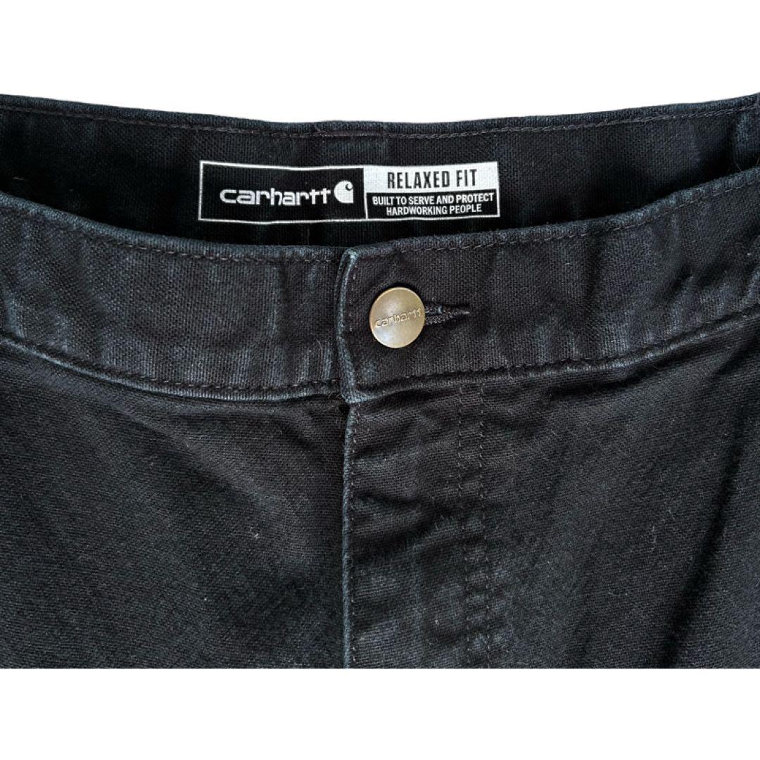 carhartt double knee pants 38×30 黒