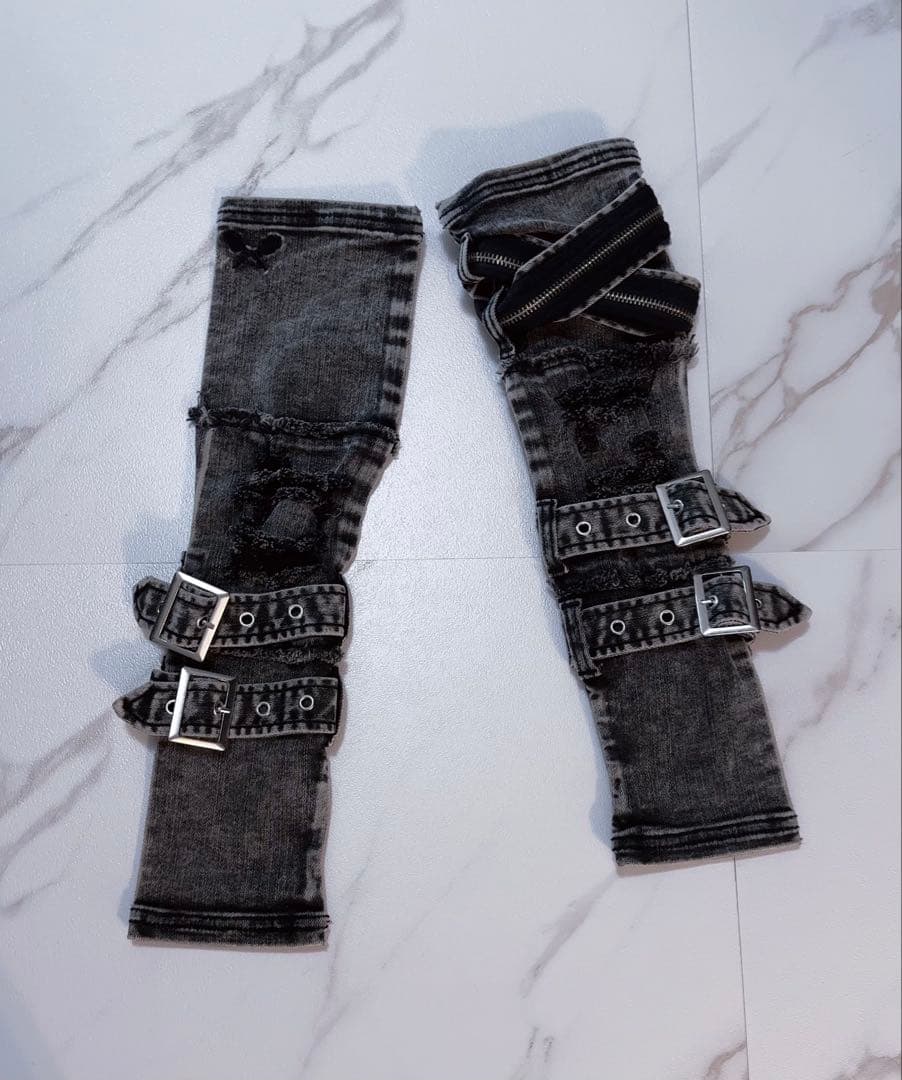 DimMoire デニムアームカバー　グレー　限定品